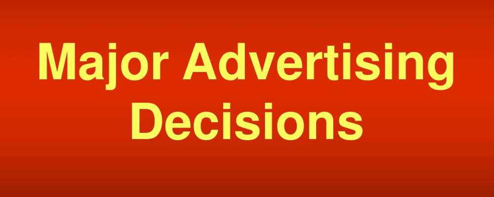 Major-Advertising-Decisions