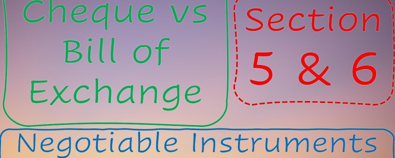 Difference-between-Cheque-and-bill-of-exchange