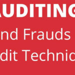Basic Audit Techniques or Tools of Auditing Procedure
