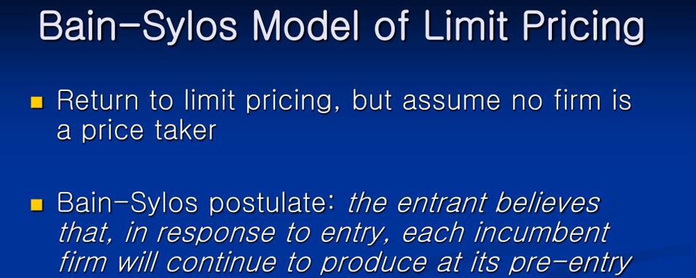 Bains-Limit-Pricing-Theory